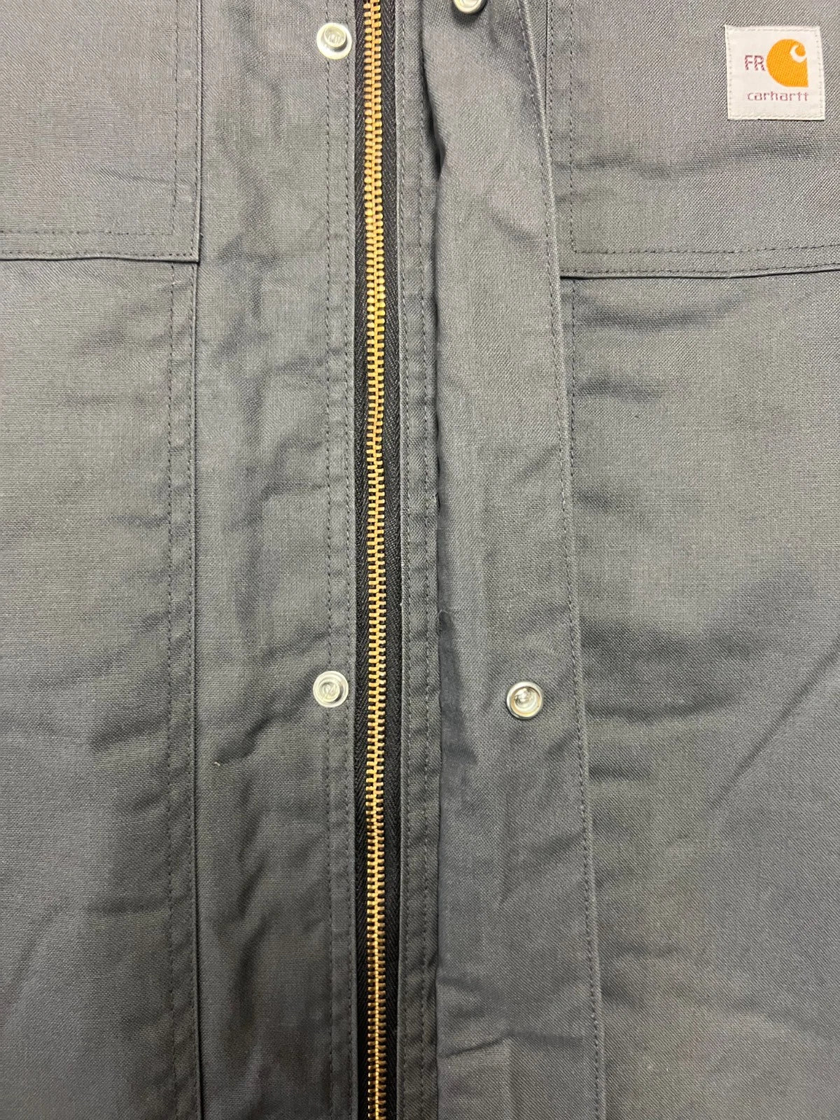 Carhartt FR Men's Grey Coat Flame Resistant Full Swing Quick Duck Jacket (S56)