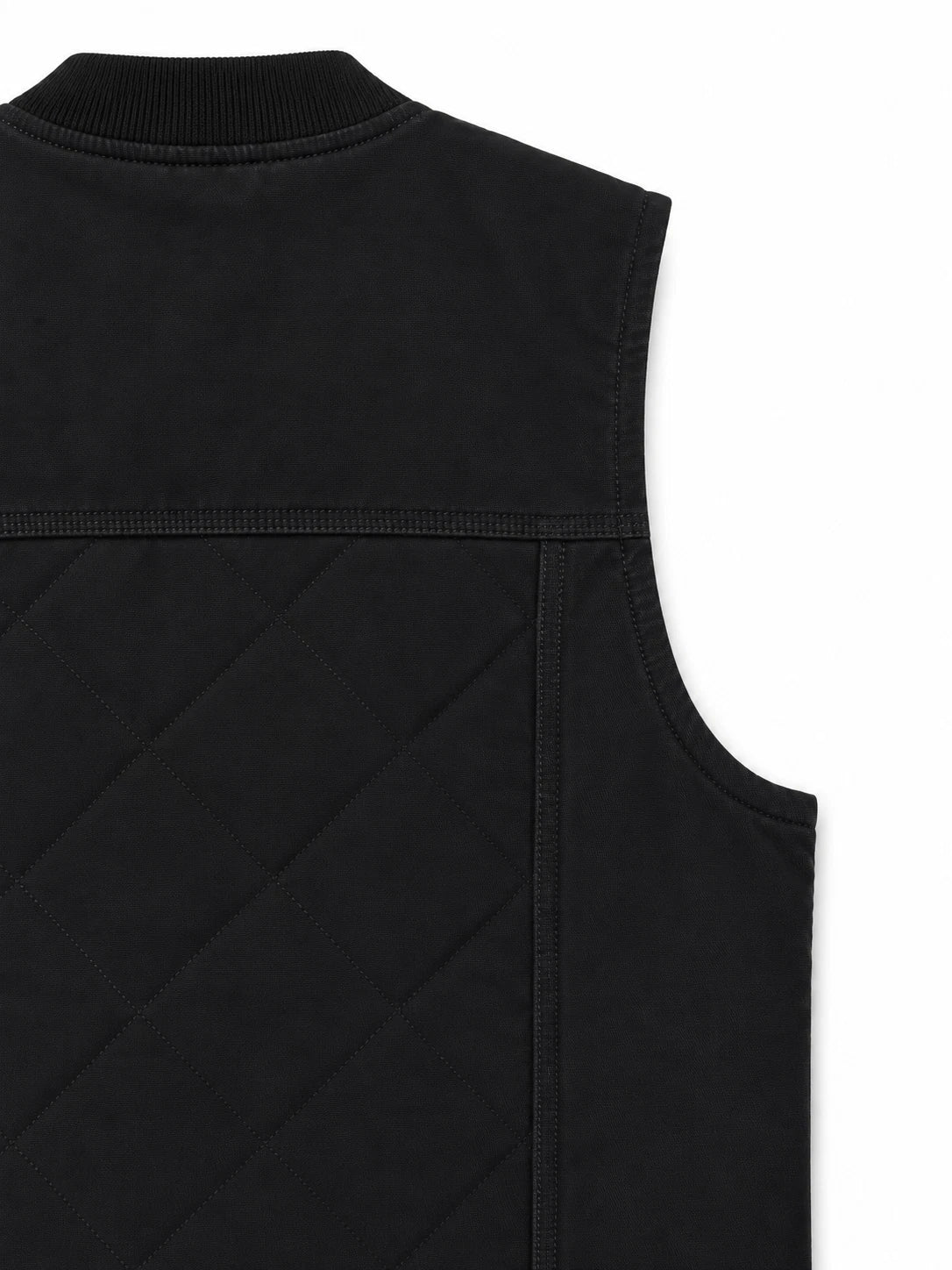 Carhartt Women's Black Rugged Flex Relaxed Collar Vest Sleeve Less (S10)