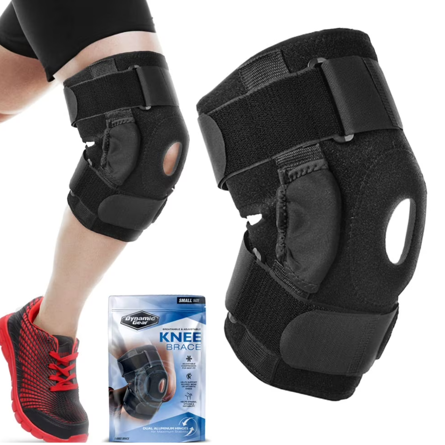 Dynamic Gear Breathable & Adjustable Knee Brace