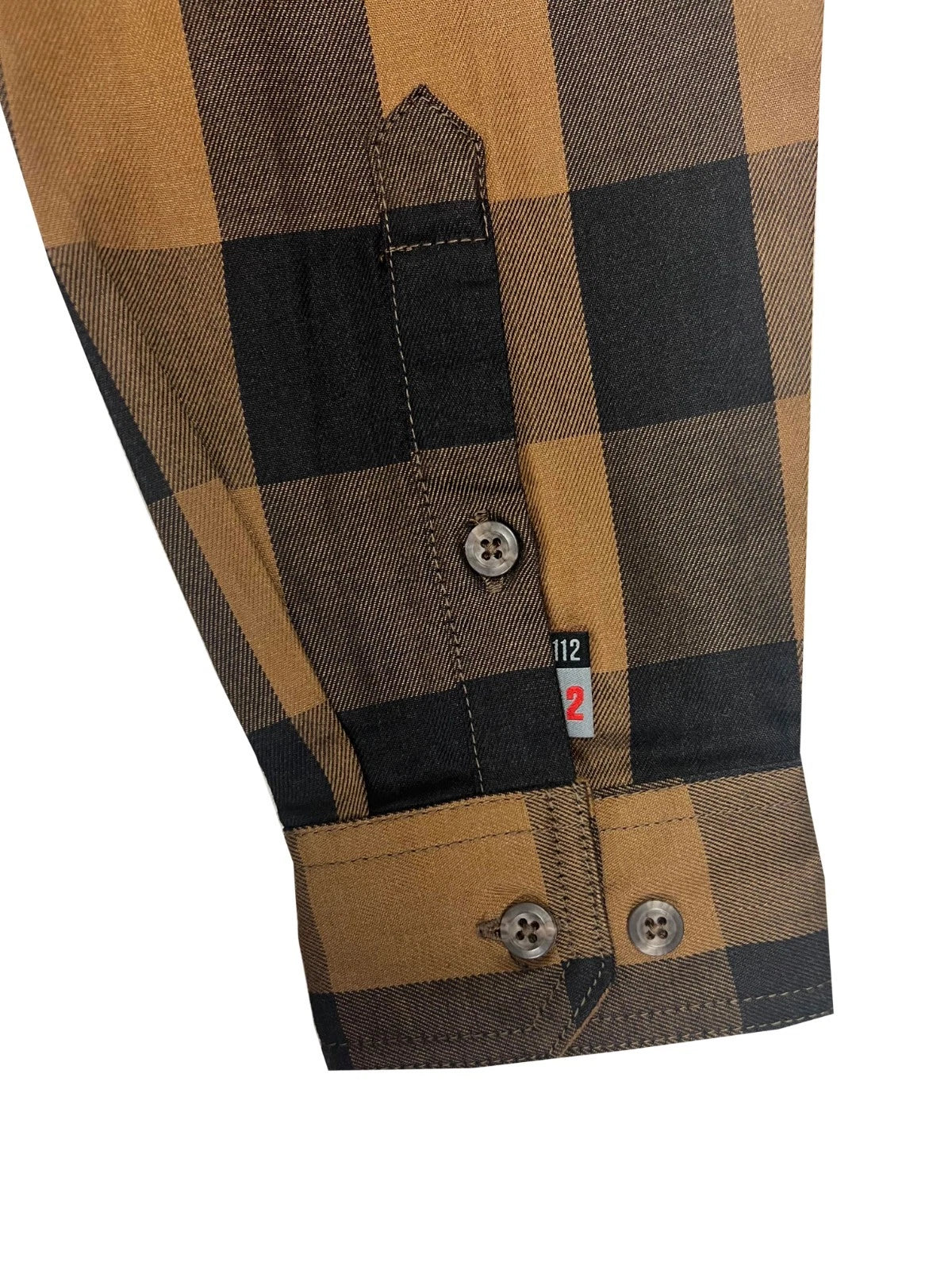 Carhartt FR Men's Brown Force Rugged Flex Original Fit Twill Plaid L/S (S364)