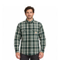 Carhartt FR Men's Dark Green Plaid Shirt -Rugged Flex Work Wear L/S CAT 2 (S374)