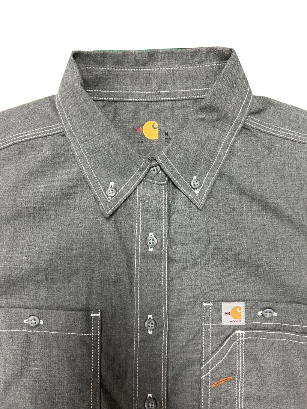 Carhartt FR Women's Grey Shirt Flame Resistant Long Sleeve Lightweight (S02)