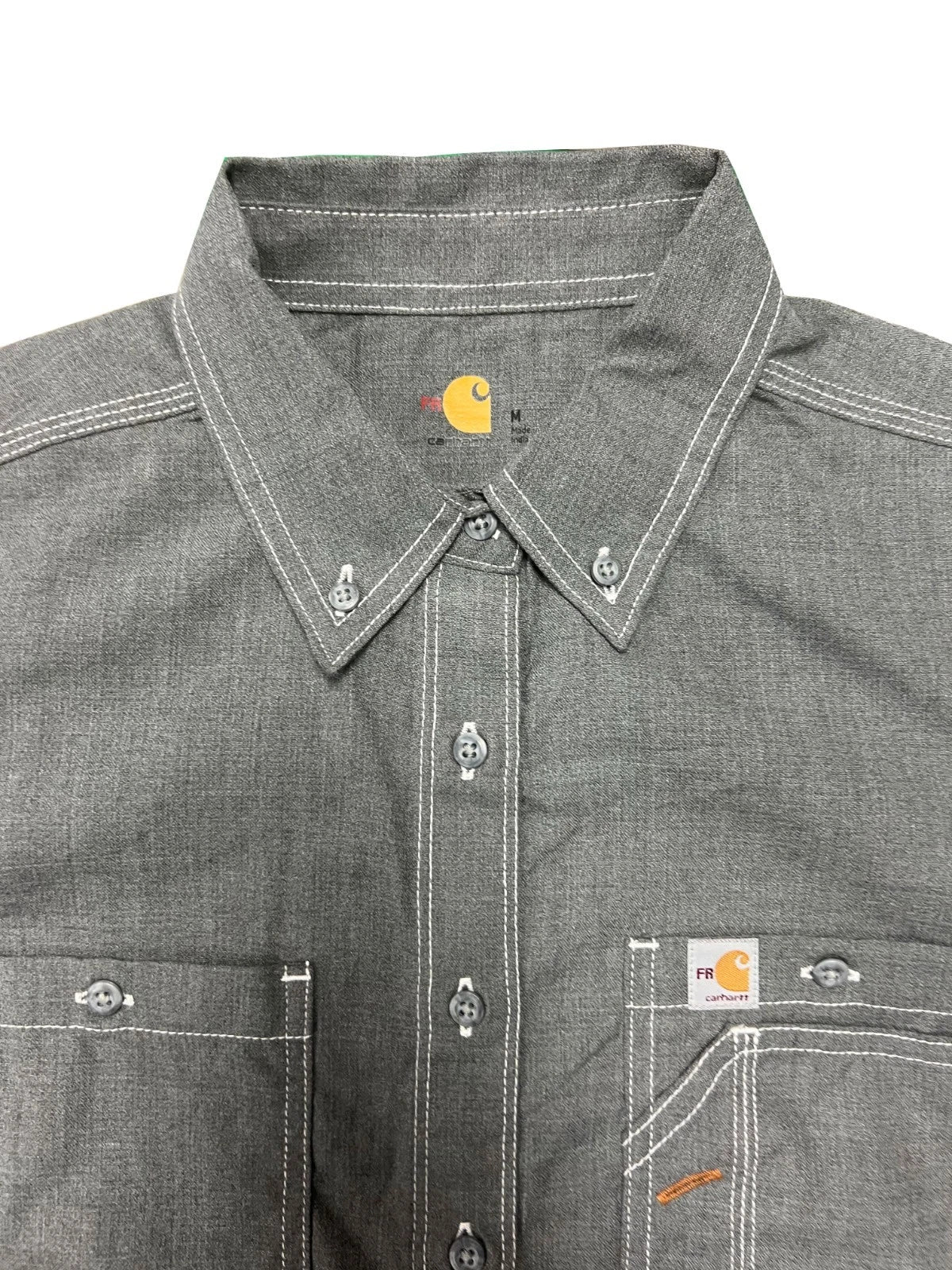 Carhartt FR Women's Grey Shirt Flame Resistant Long Sleeve Lightweight (S02)