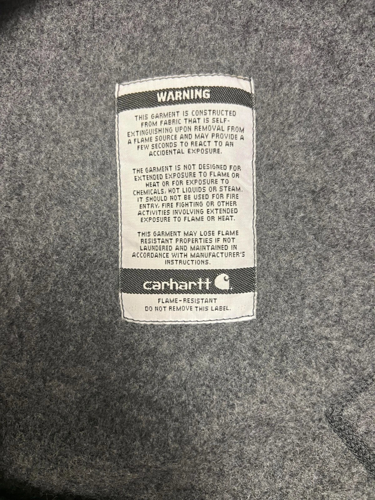 Carhartt FR Men's Carbon Heather Sweatshirt Midweight Hooded Pullover (S43)