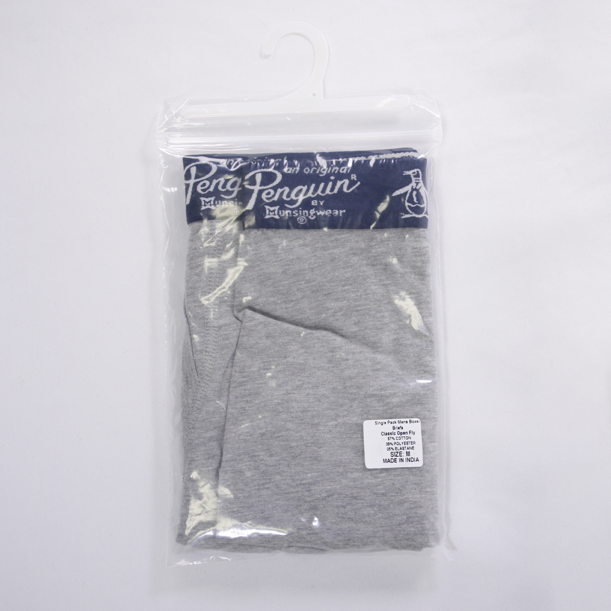 Original Penguin Men's Grey Open Fly Boxer Brief (S01A)