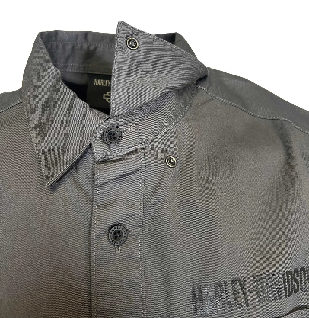HD Branded  Men's Dark Grey Vest Logo Patch Sleeveless Shirt (S68)