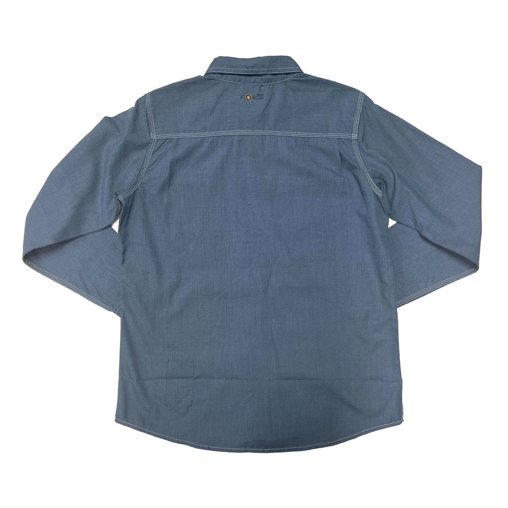 Carhartt FR Women's Steel Blue Shirt Flame Resistant Long Sleeve (S01)