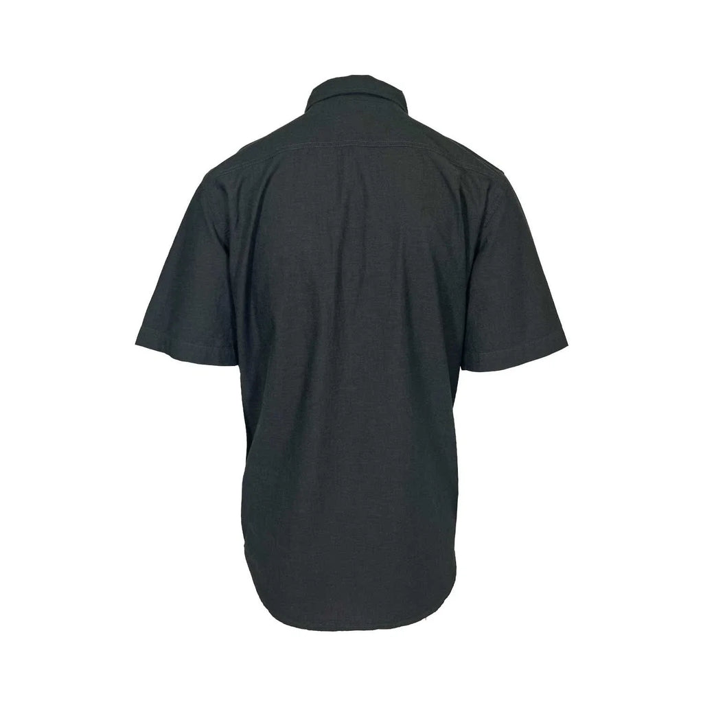 Carhartt Men's Black Chambray Shirt Loose Fit Medium weight S/S (352)