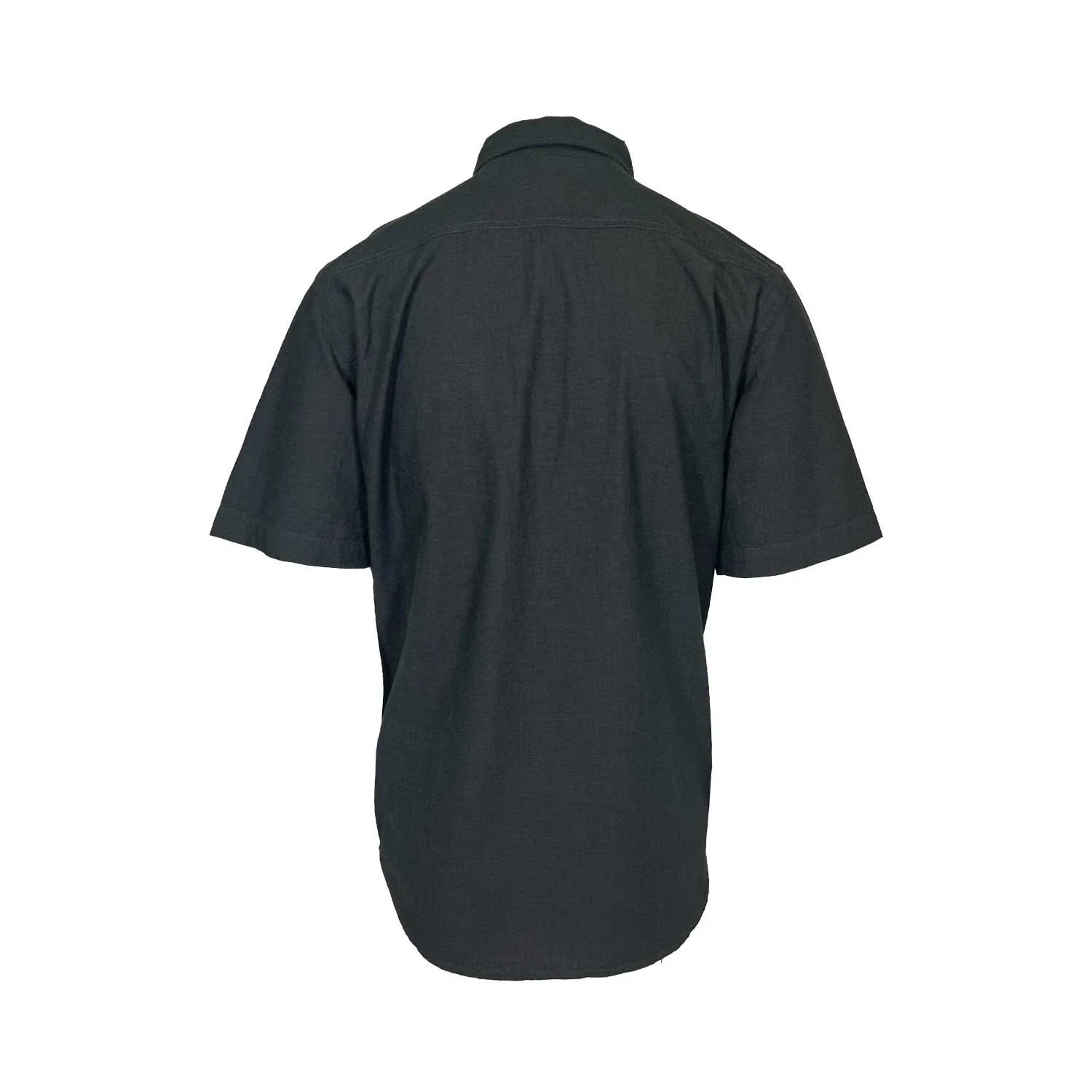 Carhartt Men's Black Chambray Shirt Loose Fit Medium weight S/S (352)