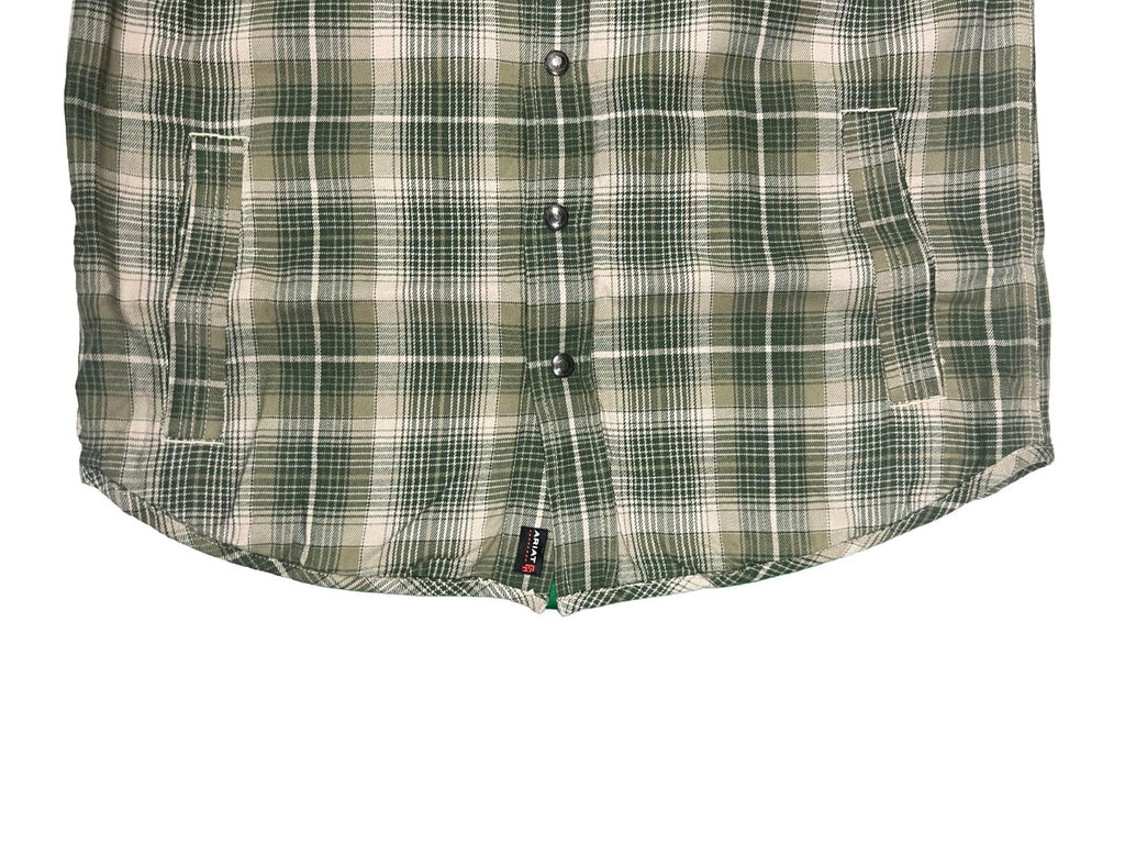 Ariat FR Men's Green Plaid Shirt Monument Jacket Long Sleeve (S59)