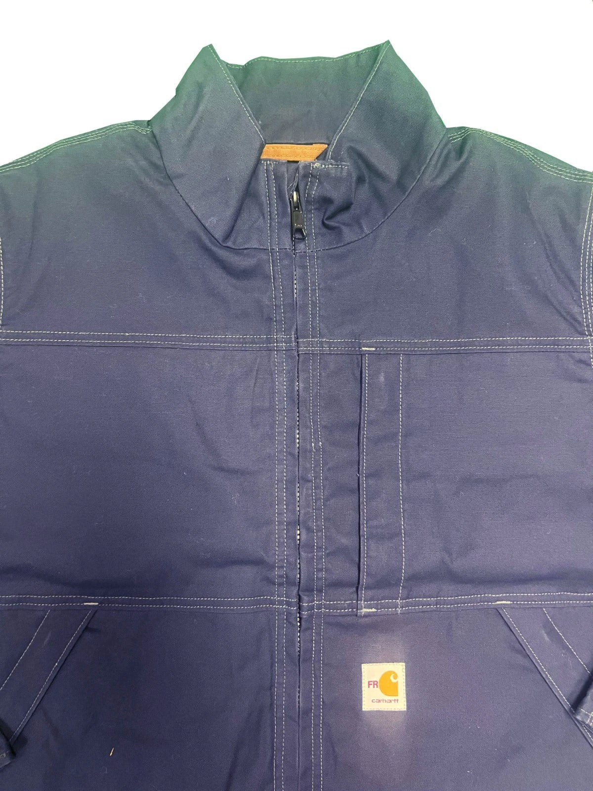 Carhartt FR Men's Dark Navy Jacket Full Swing Quick Duck L/S (S50)
