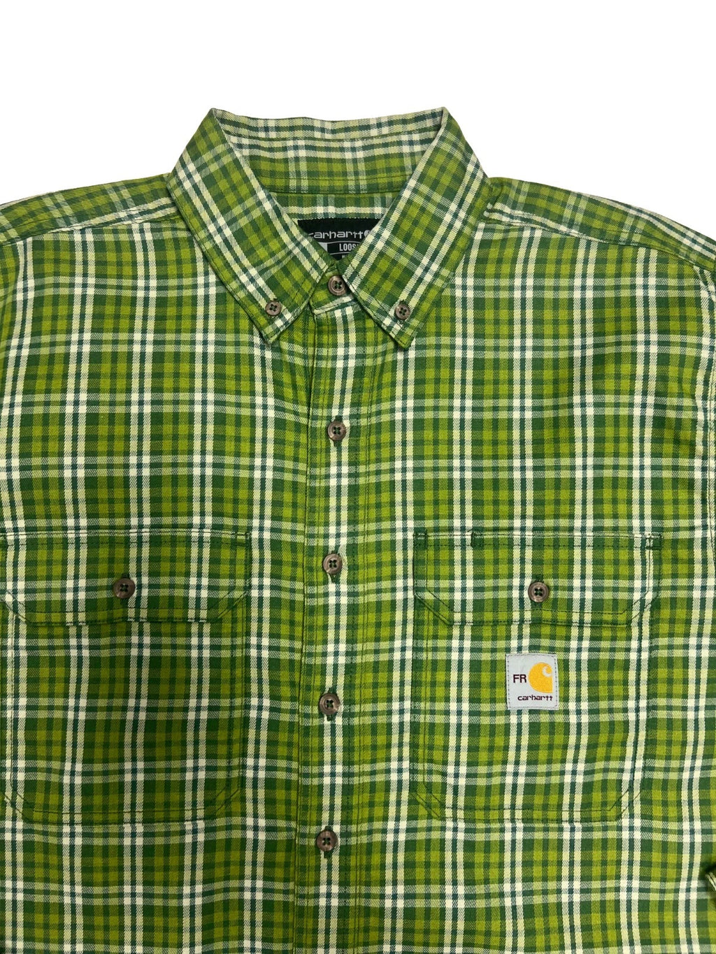 Carhartt FR Men's Chive Shirt Rugged Flex Loose Fit Twill Plaid L/S (S363)