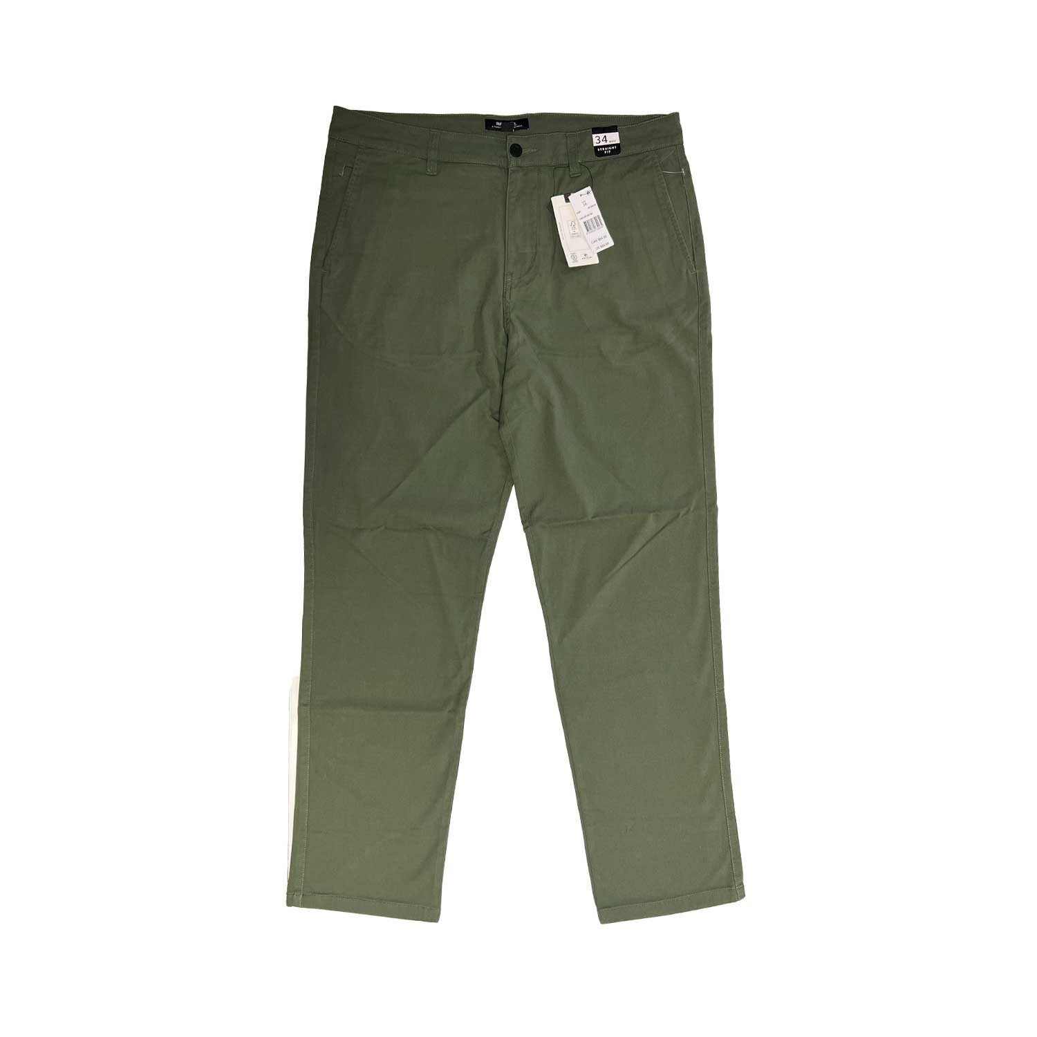 Rip Curl Men's Black - Dark Olive Pant Classic Surf Chino Stretch (S01), (S02)