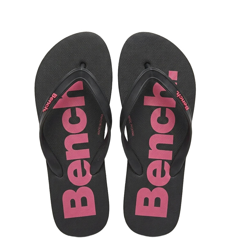 Bench Women's Black Slipper Flip Flops