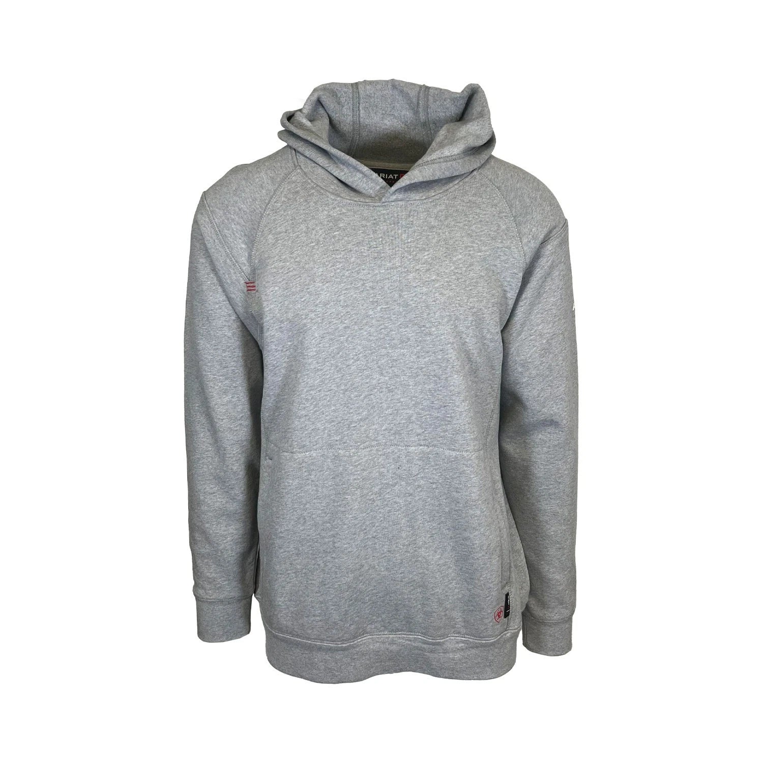 Ariat FR Men's Silver Fox Heather Pullover Hoodie Long Sleeve (S71)