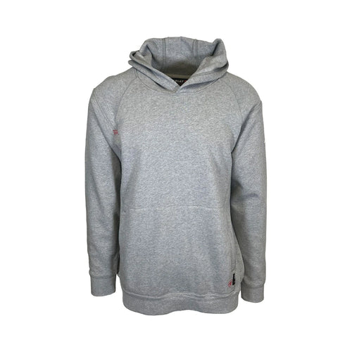 Ariat FR Men's Silver Fox Heather Pullover Hoodie Long Sleeve (S71)