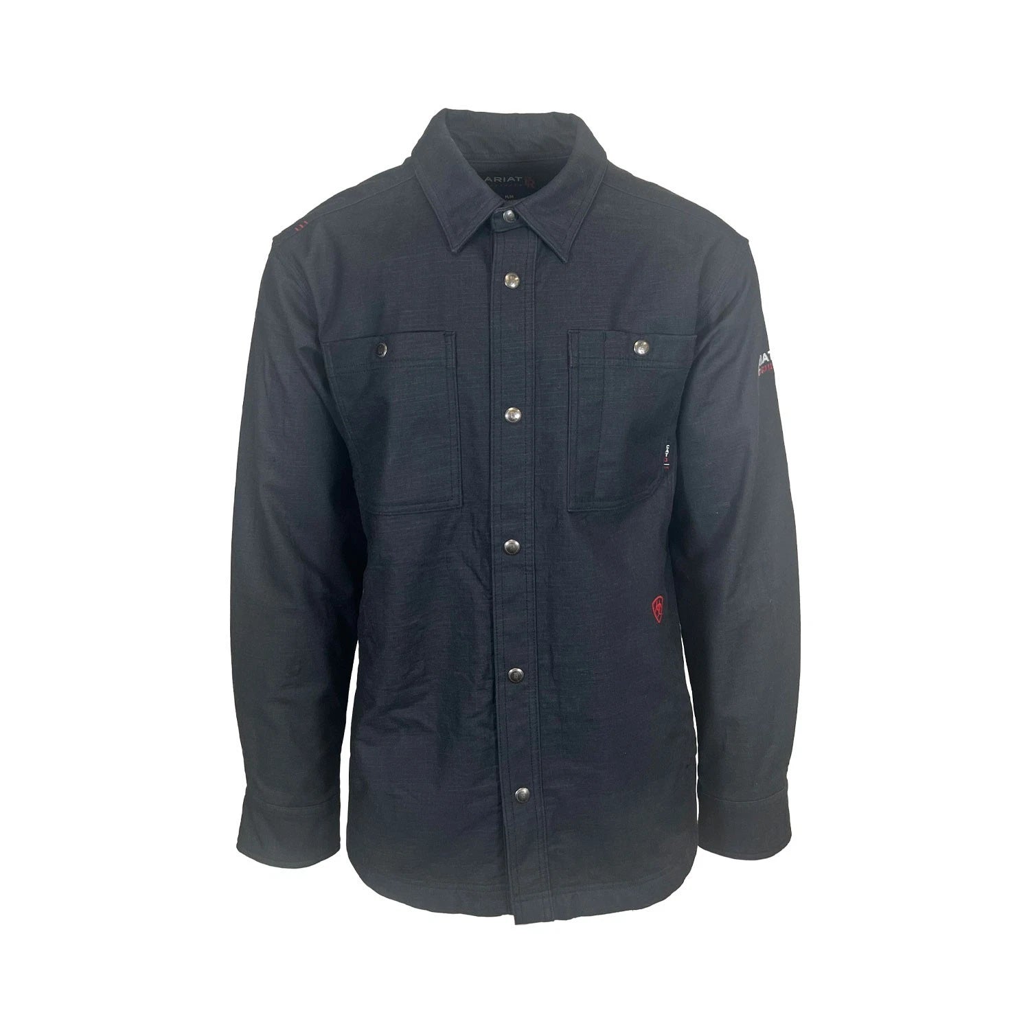 Ariat FR Men's Black Shirt Ripstop Softshell Flame Resistant Long Sleeve (S55)