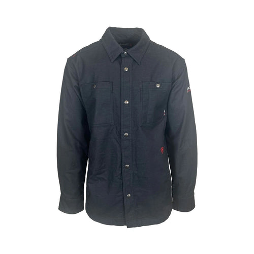 Ariat FR Men's Black Shirt Ripstop Softshell Flame Resistant Long Sleeve (S55)