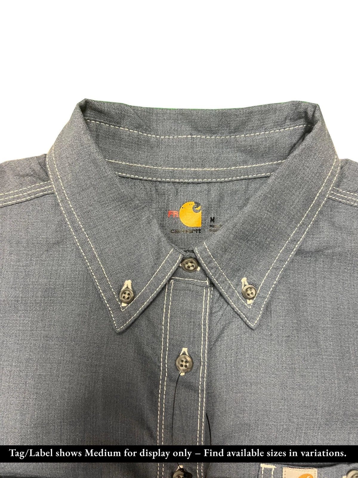 Carhartt FR Women's Steel Blue Shirt Flame Resistant Long Sleeve (S01)