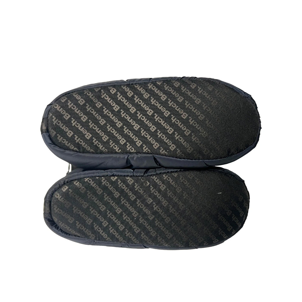 Bench Men's Navy Peacoat Puffer Slippers Indoor FiberFill (S04)