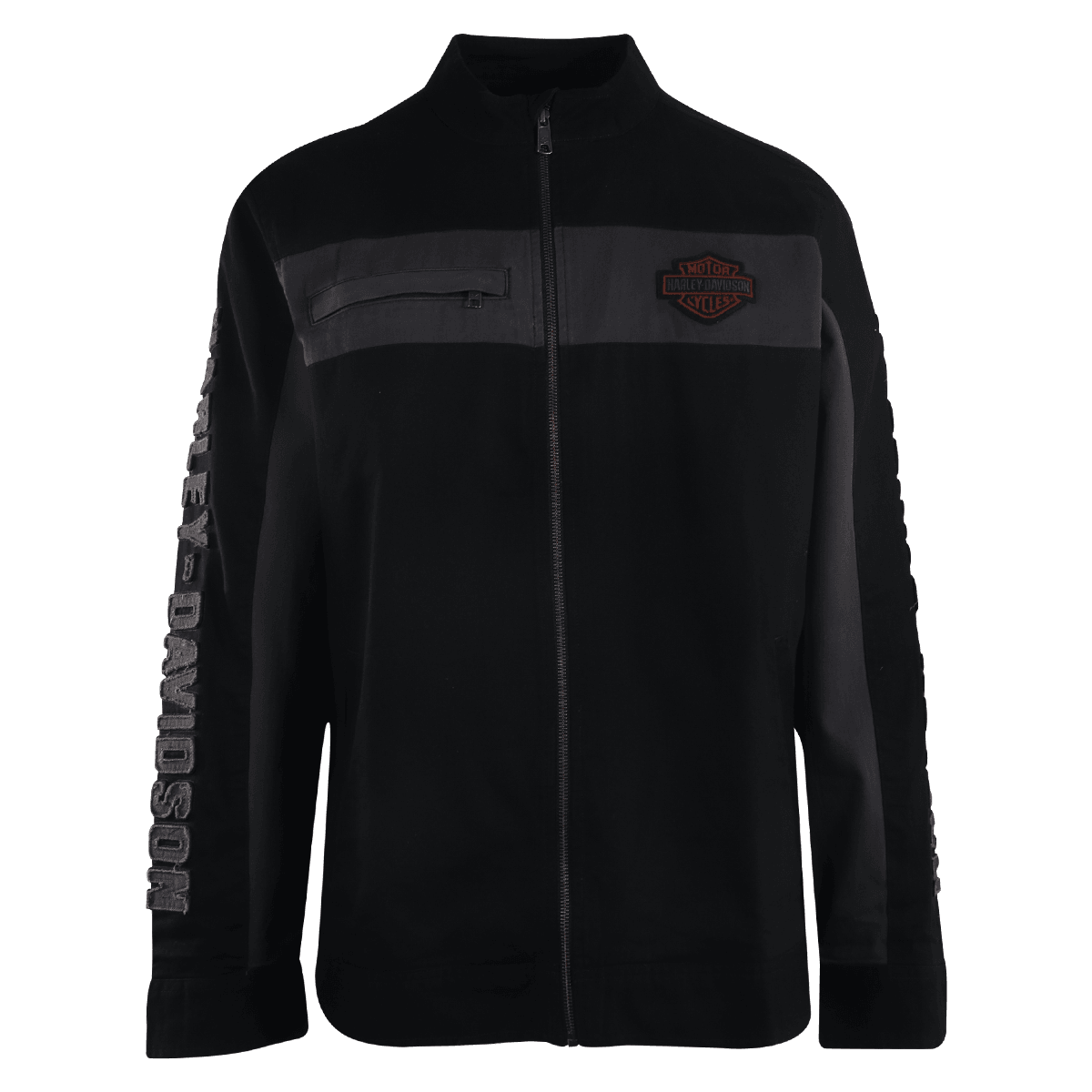 HD Branded Men's Jacket Copper Block Canvas Semi Mock Neck (S03)