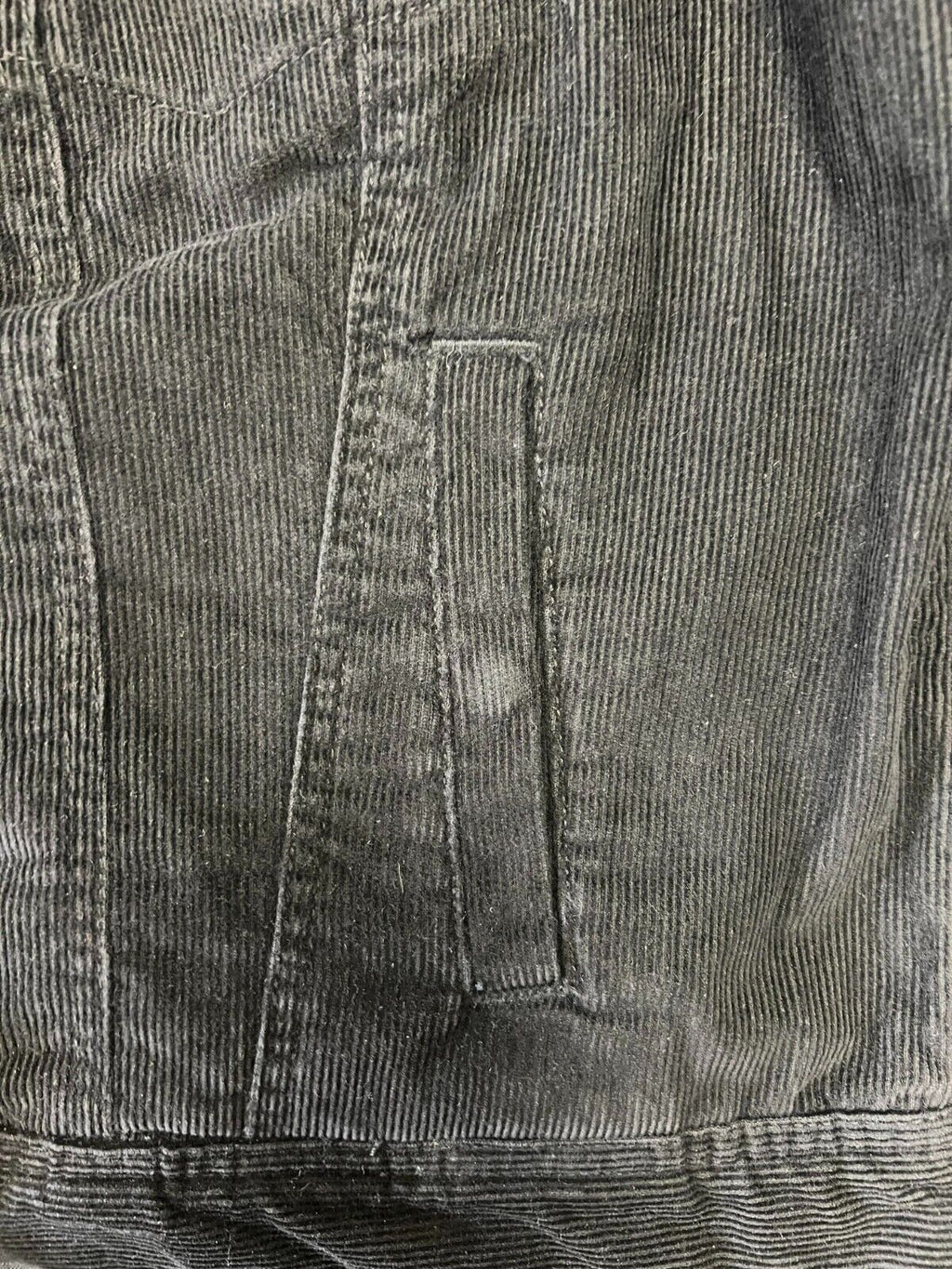 HD Branded Women's Black Jacket Sherpa Lined Corduroy Casual (S24)