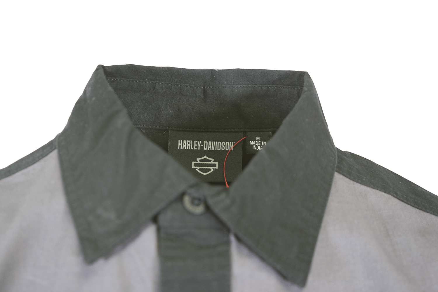 HD Branded Men's Shirt Blackened Pearl Colorblocked Bar & Shield S/S (S56)
