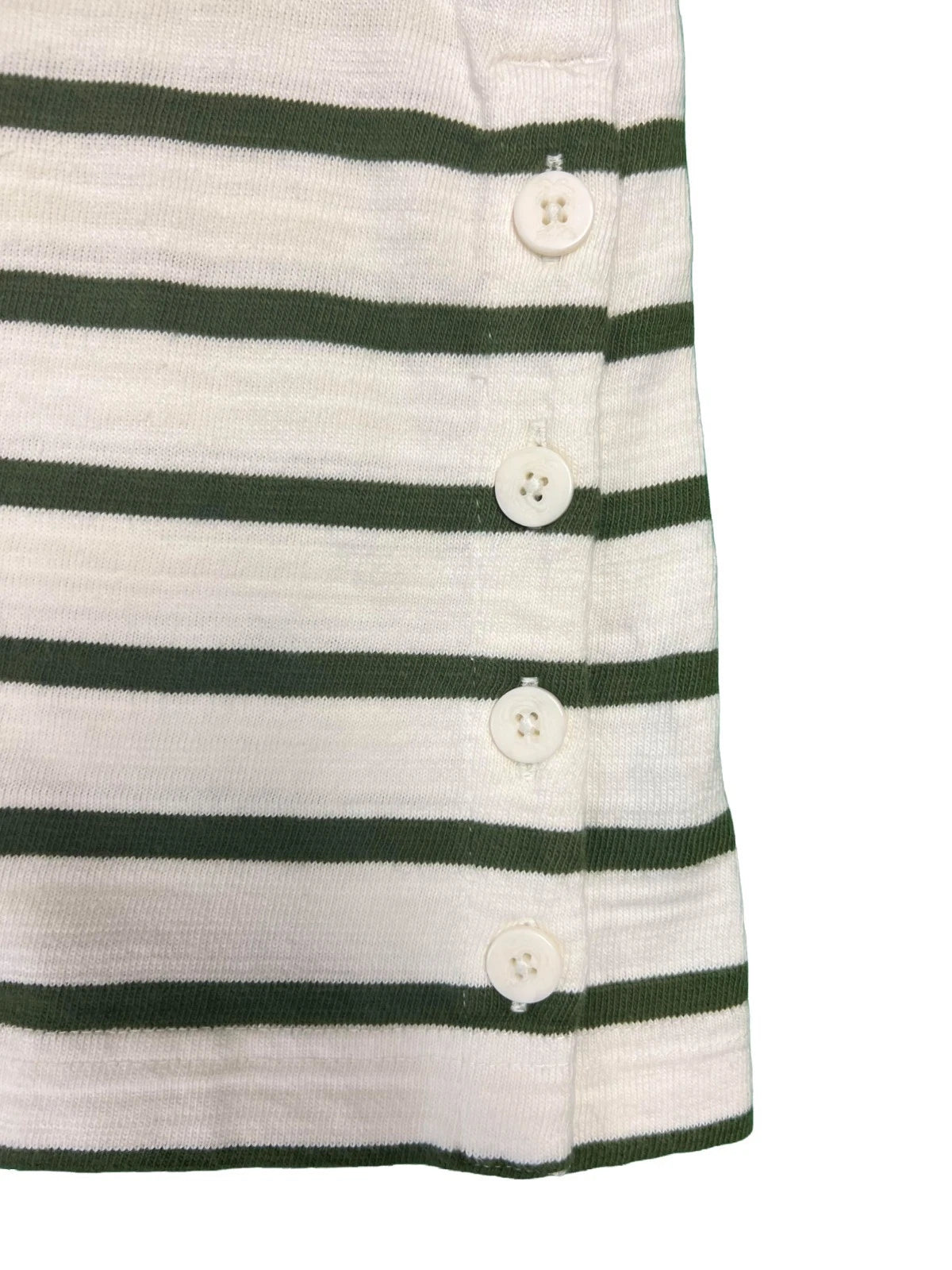 Tommy Bahama Women's White Top Bliss Stripe 3/4-Sleeve Coconut (S11)