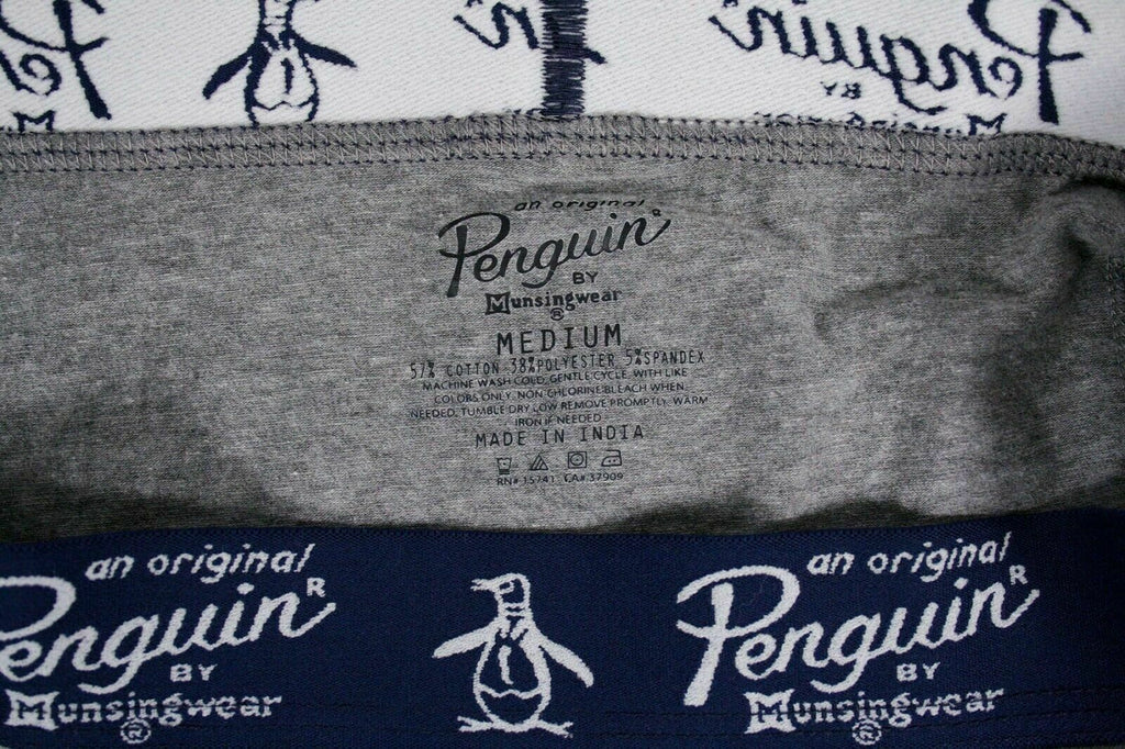 Original Penguin Men's Grey Open Fly Boxer Brief (S01A)