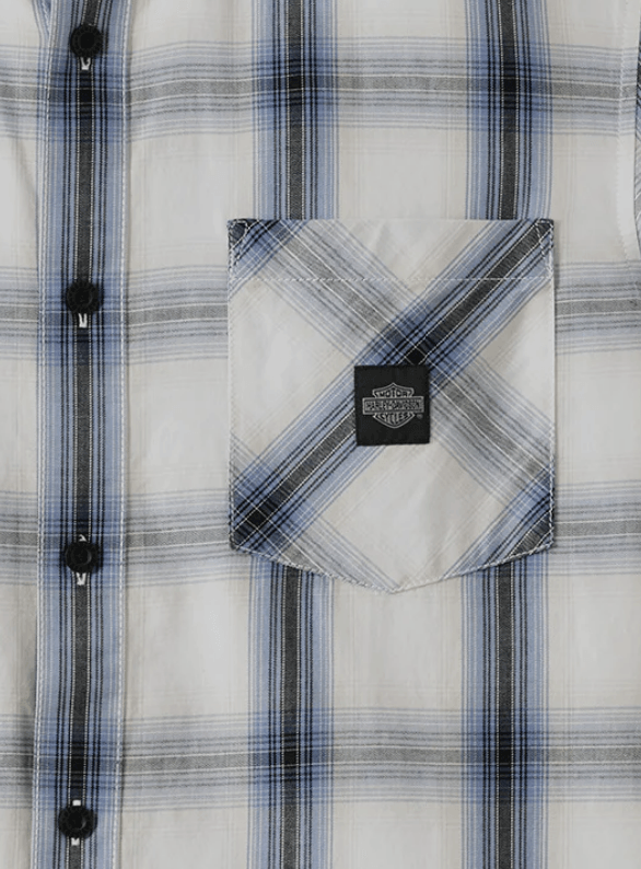 HD Branded Men's Shirt Plaid Forever S/S Woven