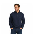 Ariat FR Men's Navy Hoodie 1/4 Zip Pullover Sweatshirt (S66)