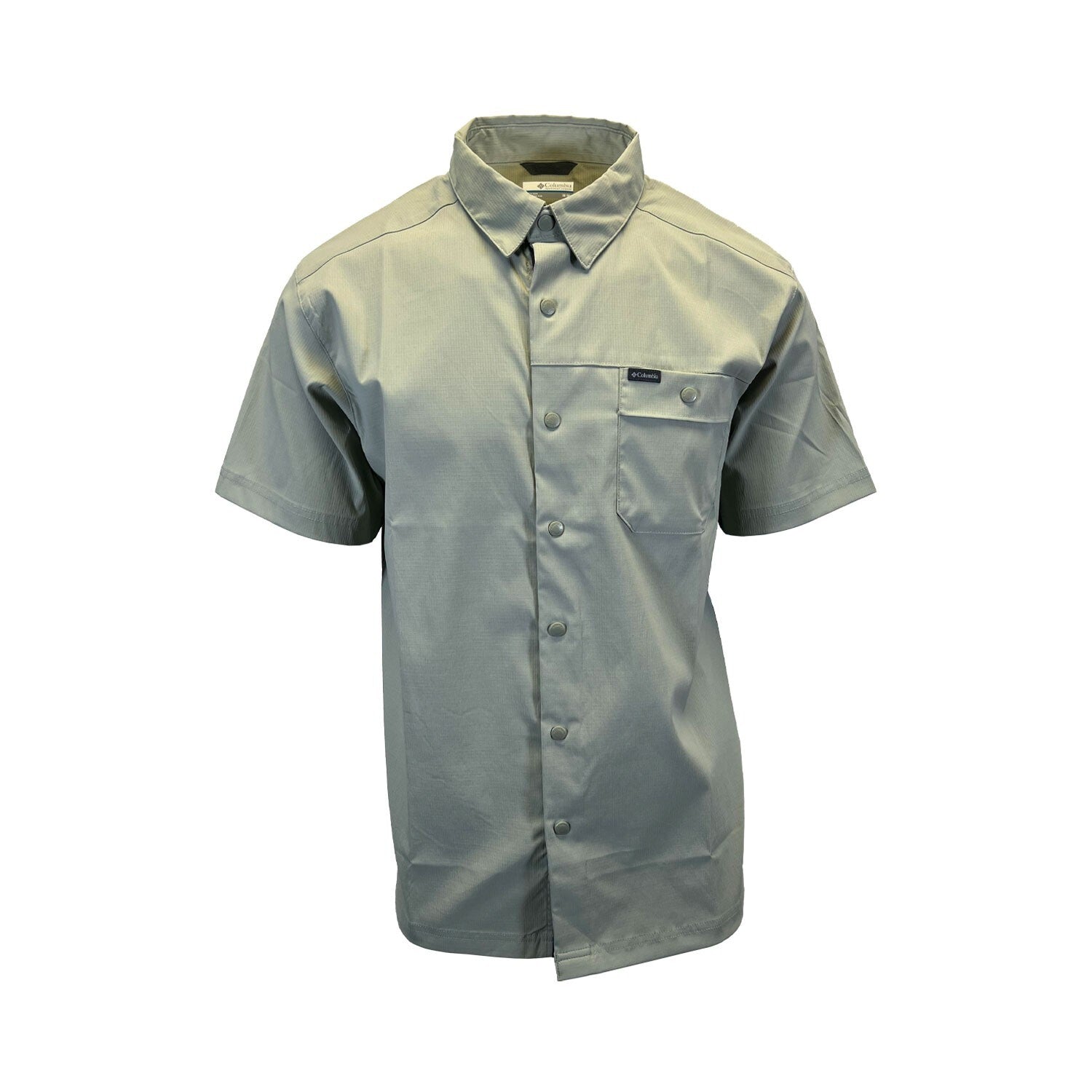 Columbia Men's Shirt Landroamer Ripstop Shark, Safari, Canoe S/S