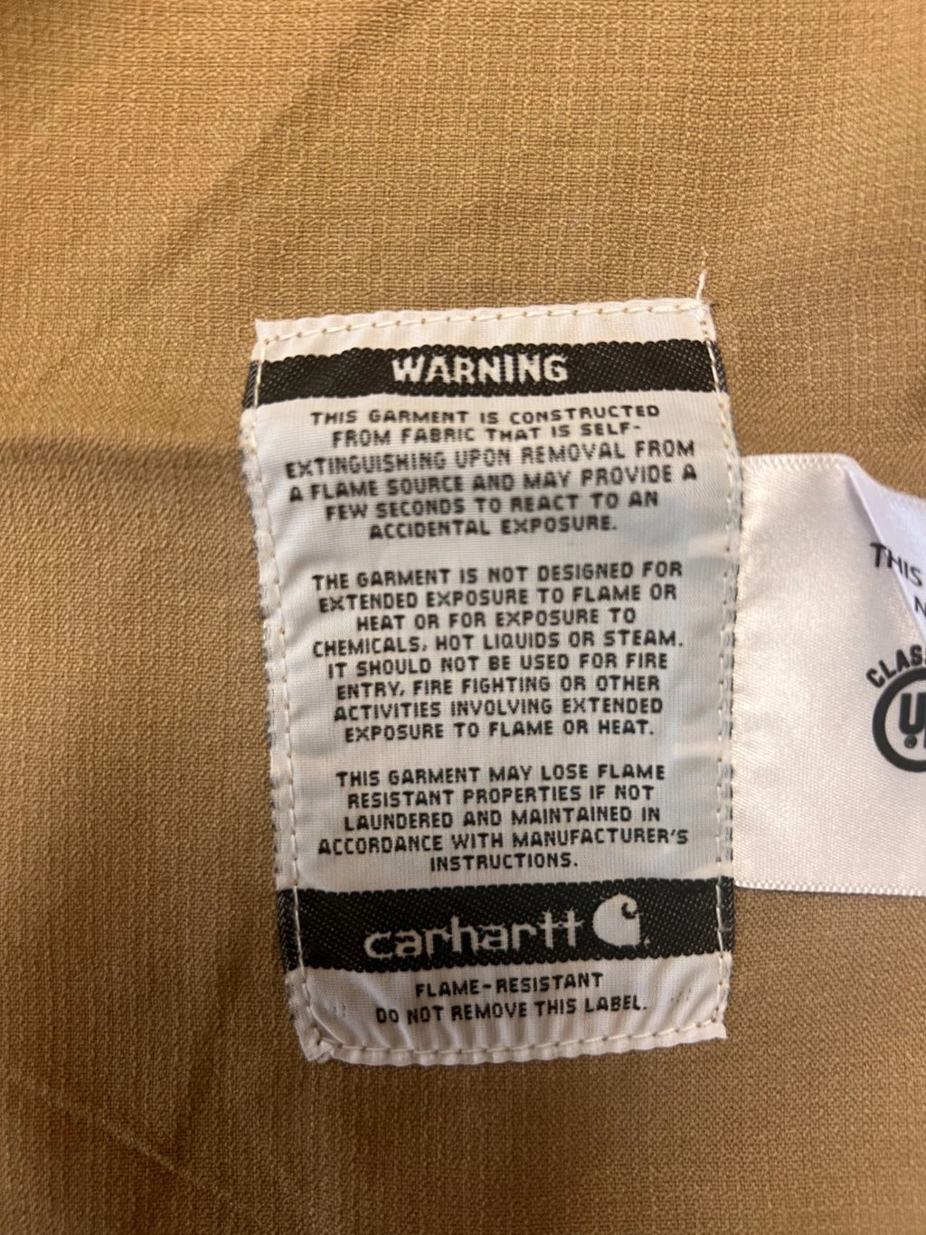 Carhartt FR Women's Dark Khaki Shirt Flame Resistant Long Sleeve Lightweight