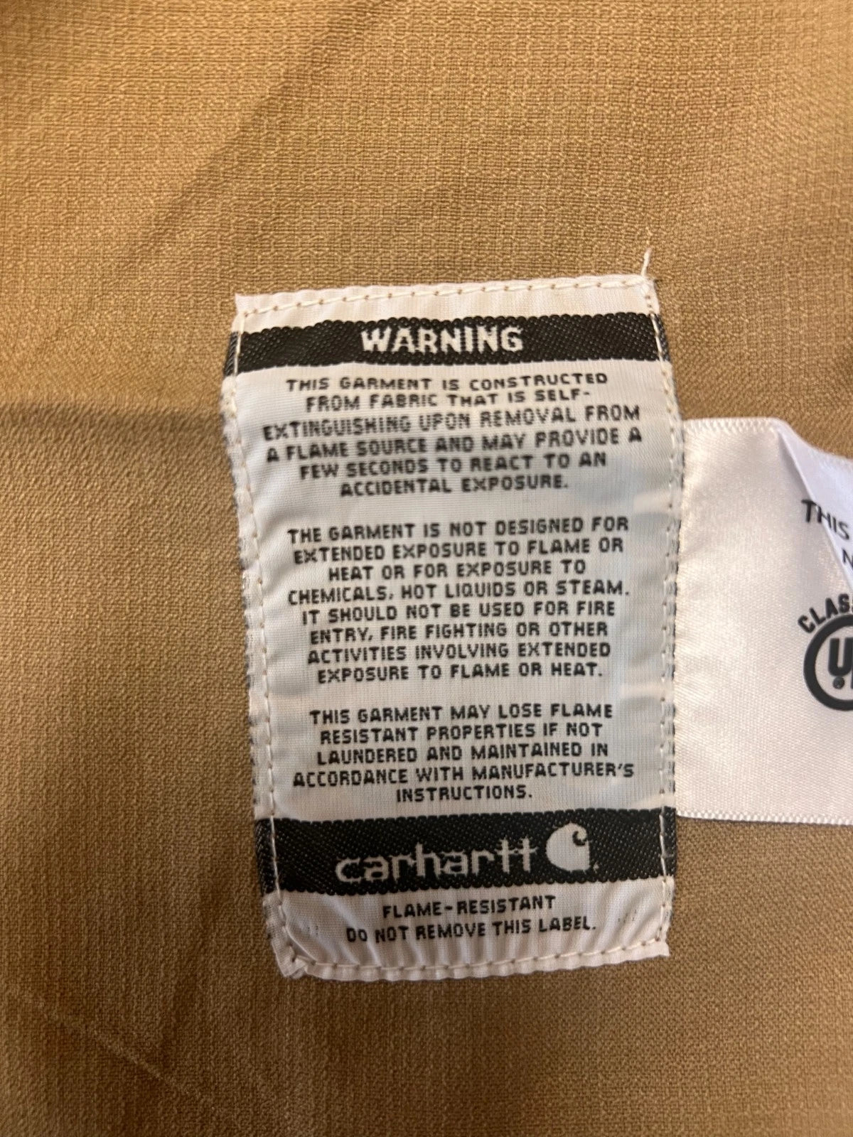 Carhartt FR Women's Dark Khaki Shirt Flame Resistant Long Sleeve Lightweight