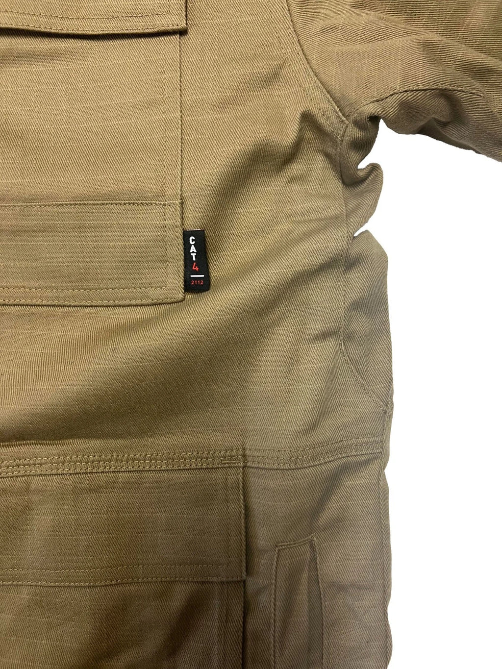 Ariat FR Men's Khaki Jacket Canvas Stretch Long Sleeve (S64)