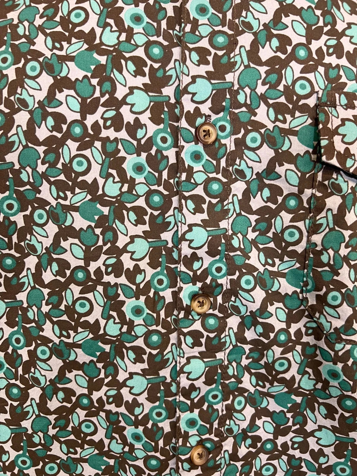 Rumors Men's Printed Shirt - Green Leaf & Teal Leaf 2 Pack S/S (S06 + S09)