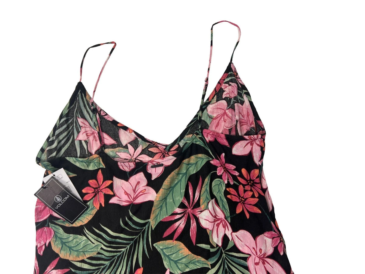 Volcom Women's Multi Color Dress - Boss Beach Lightweight Soft (S02)