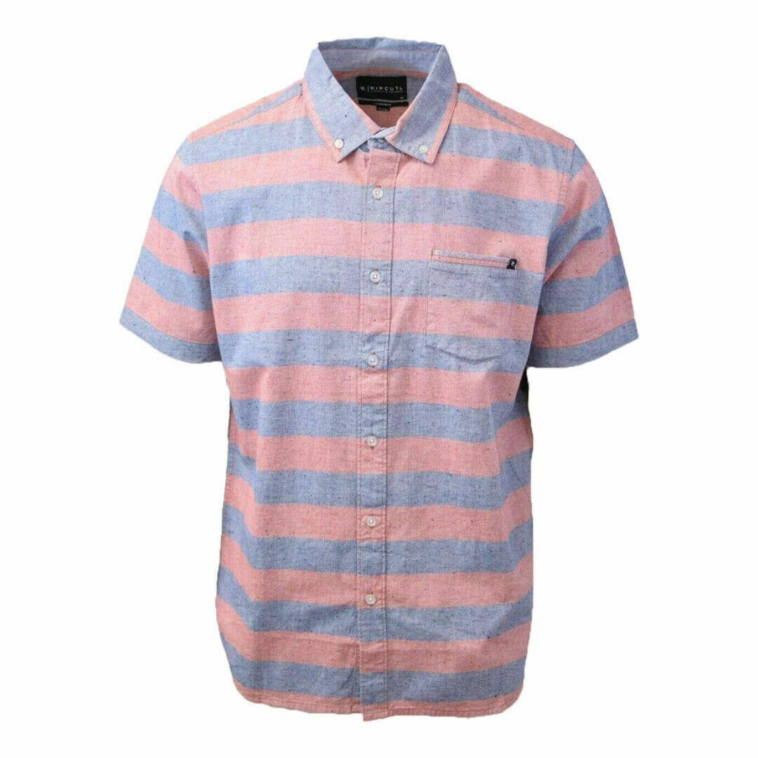 Rip Curl Men's Stripe S/S Woven Shirt (Retail $55)