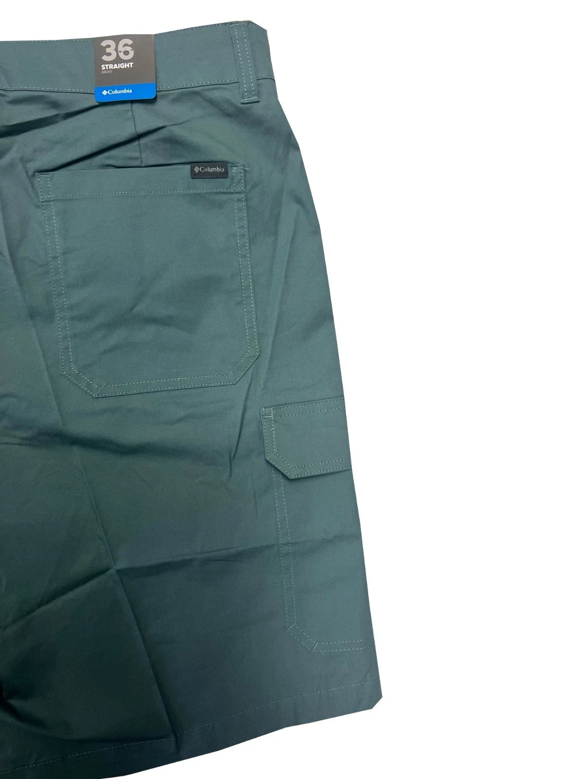 Columbia Men's Green Short Cargo Rapid Rivers Omni-Shade UPF 10" Inseam (347)
