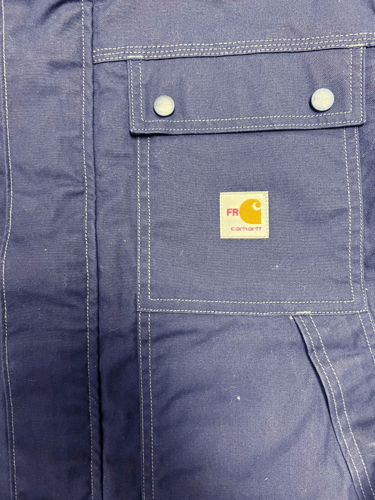 Carhartt FR Men's Navy Full Swing Quick Duck Coat L/S (S54)