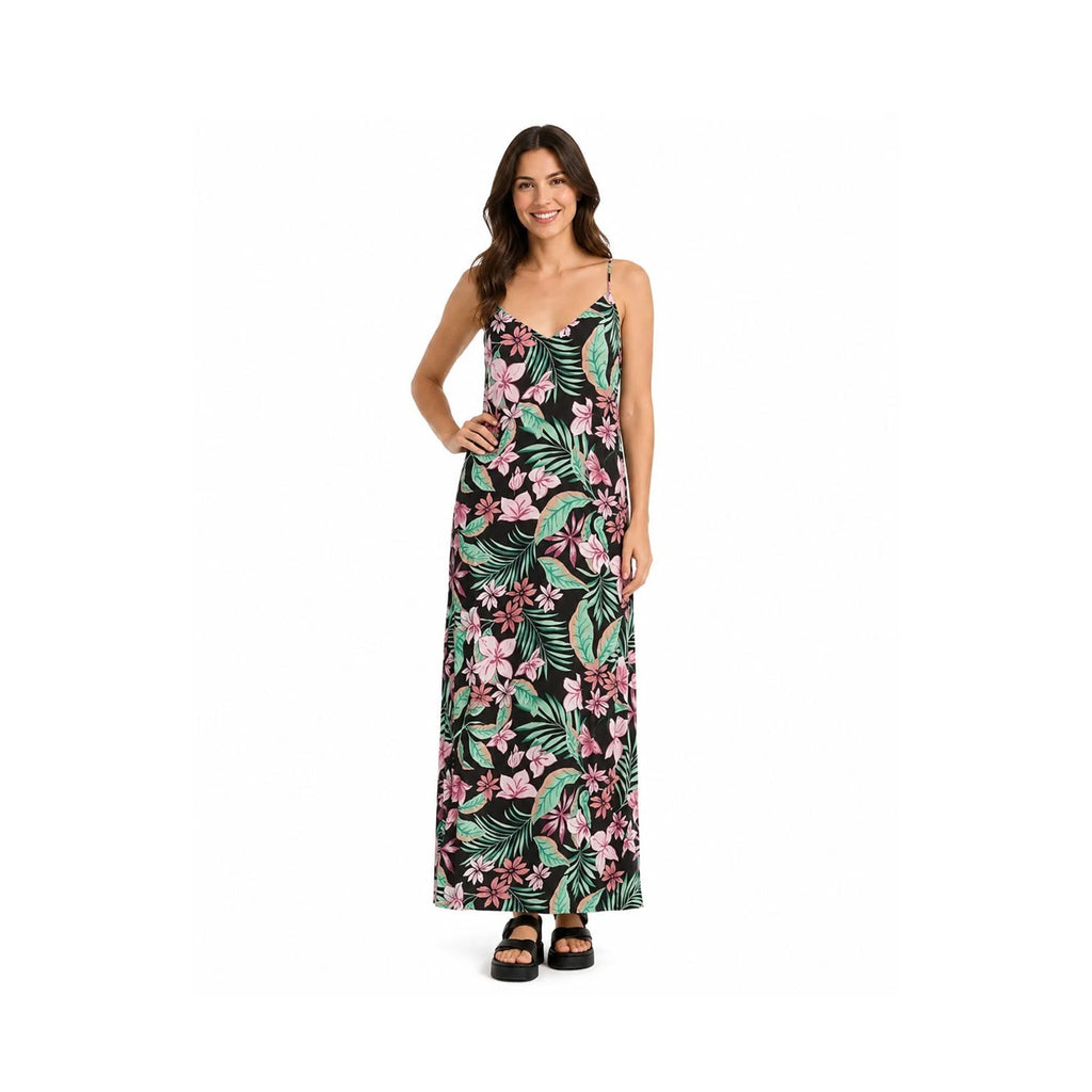 Volcom Women's Multi Color Dress - Boss Beach Lightweight Soft (S02)