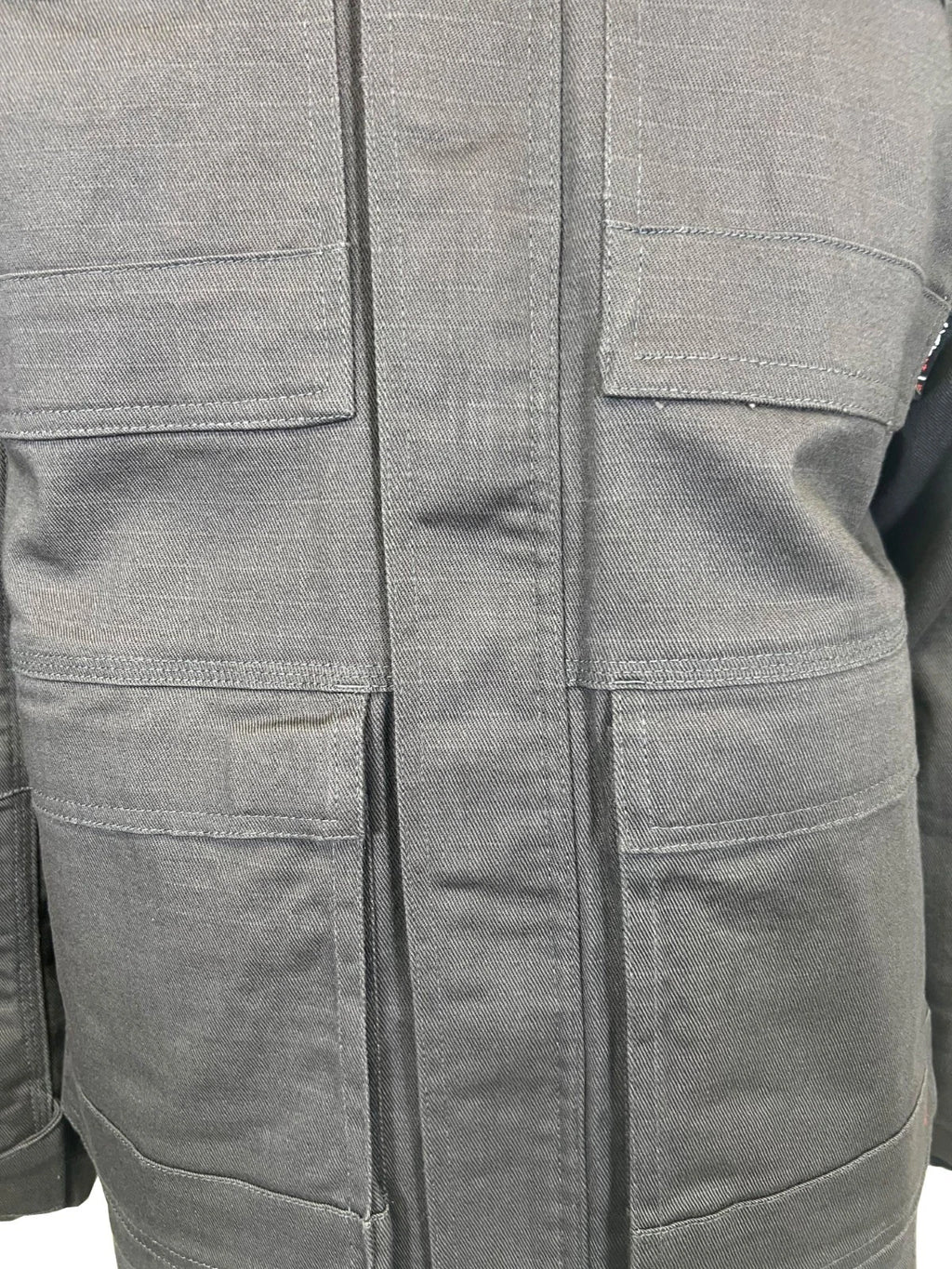 Ariat FR Men's Dark Grey Canvas Stretch Jacket Long Sleeve (S63)