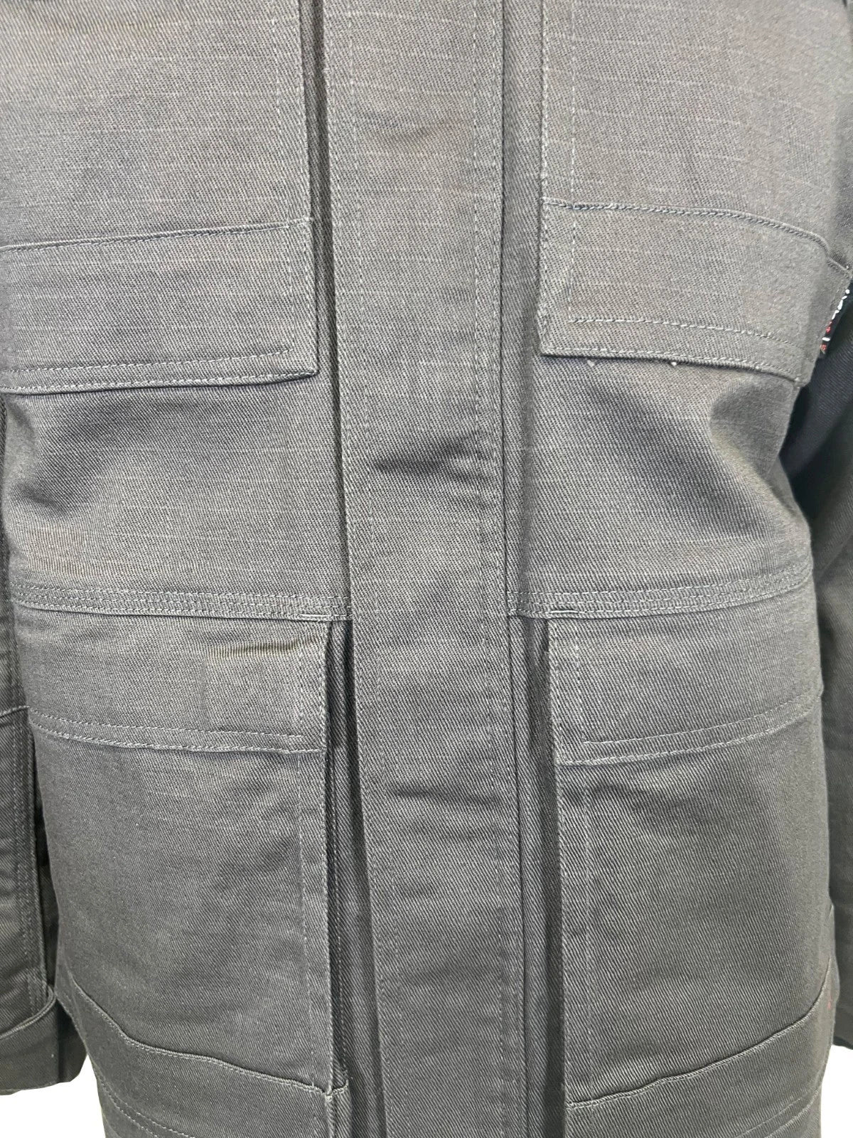 Ariat FR Men's Dark Grey Canvas Stretch Jacket Long Sleeve (S63)