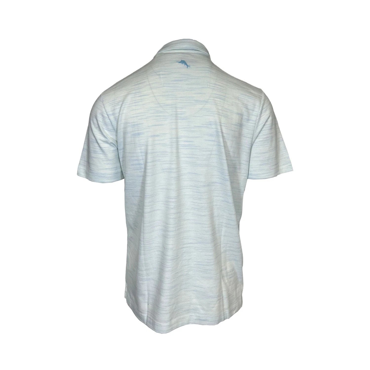 Tommy Bahama Men's Air Blue T-Shirt Ocean Sails Knit Polo 3 Buttons S/S (S62)