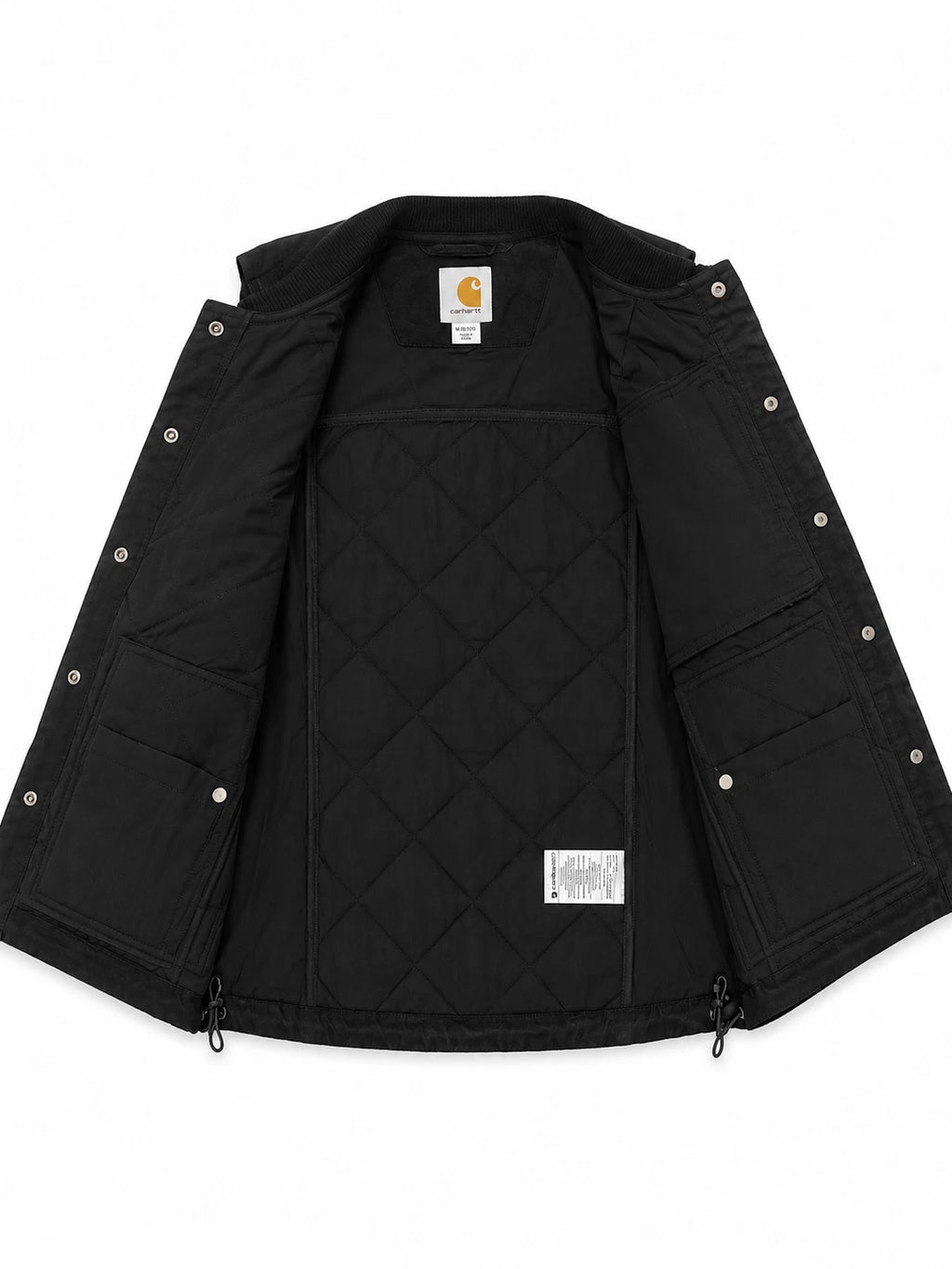 Carhartt Women's Black Rugged Flex Relaxed Collar Vest Sleeve Less (S10)