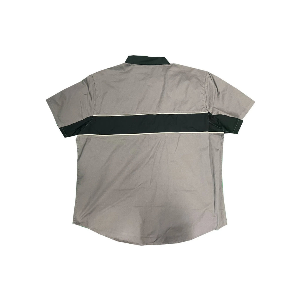 HD Brand Men's Grey Garage Mechanic Short Sleeve Shirt (358)