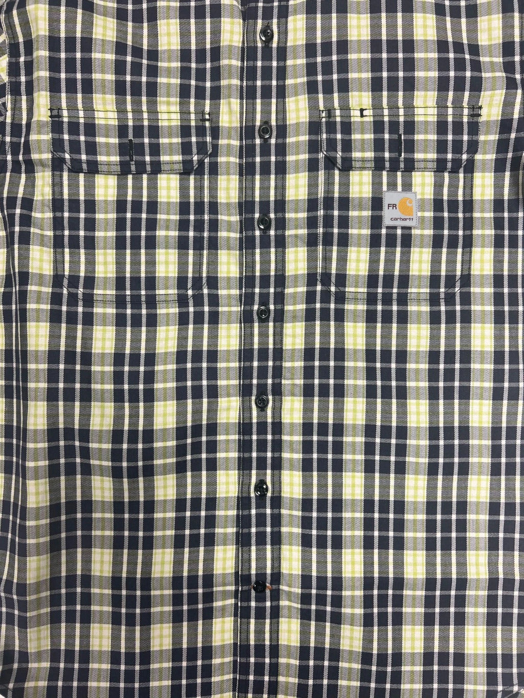 Carhartt FR Men's Sour Apple Shirt Rugged Flex Original Fit Plaid L/S (S366)
