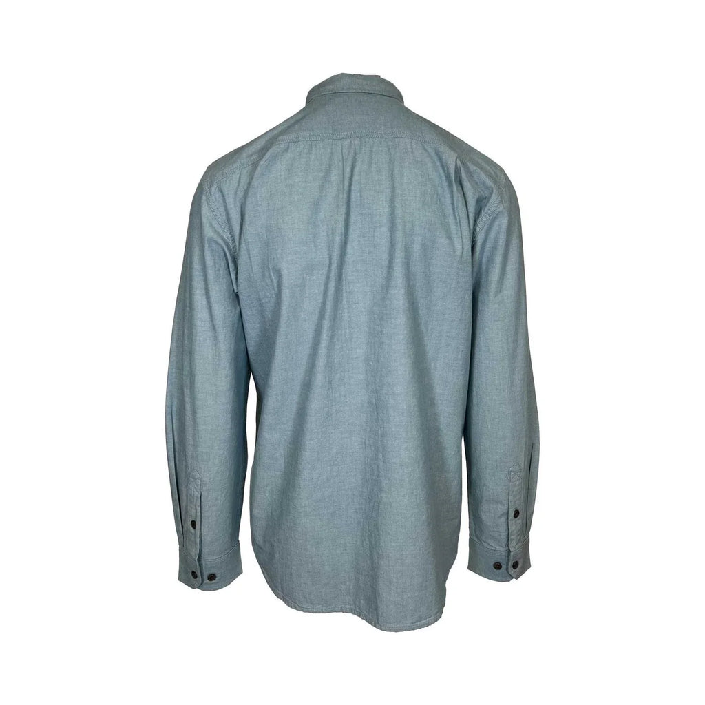 Carhartt Men's Blue Chambray Shirt Loose Fit Midweight L/S (350)