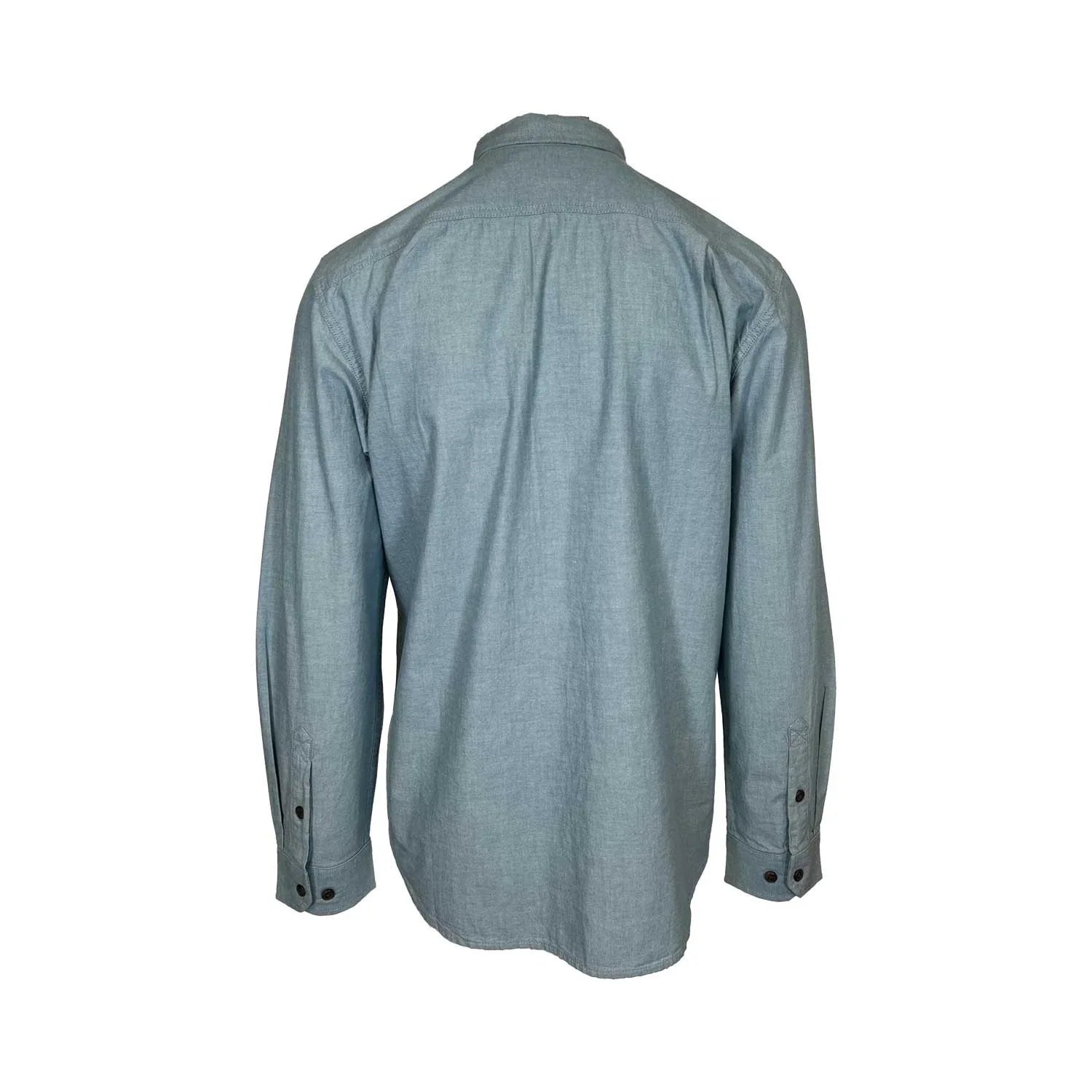 Carhartt Men's Blue Chambray Shirt Loose Fit Midweight L/S (350)
