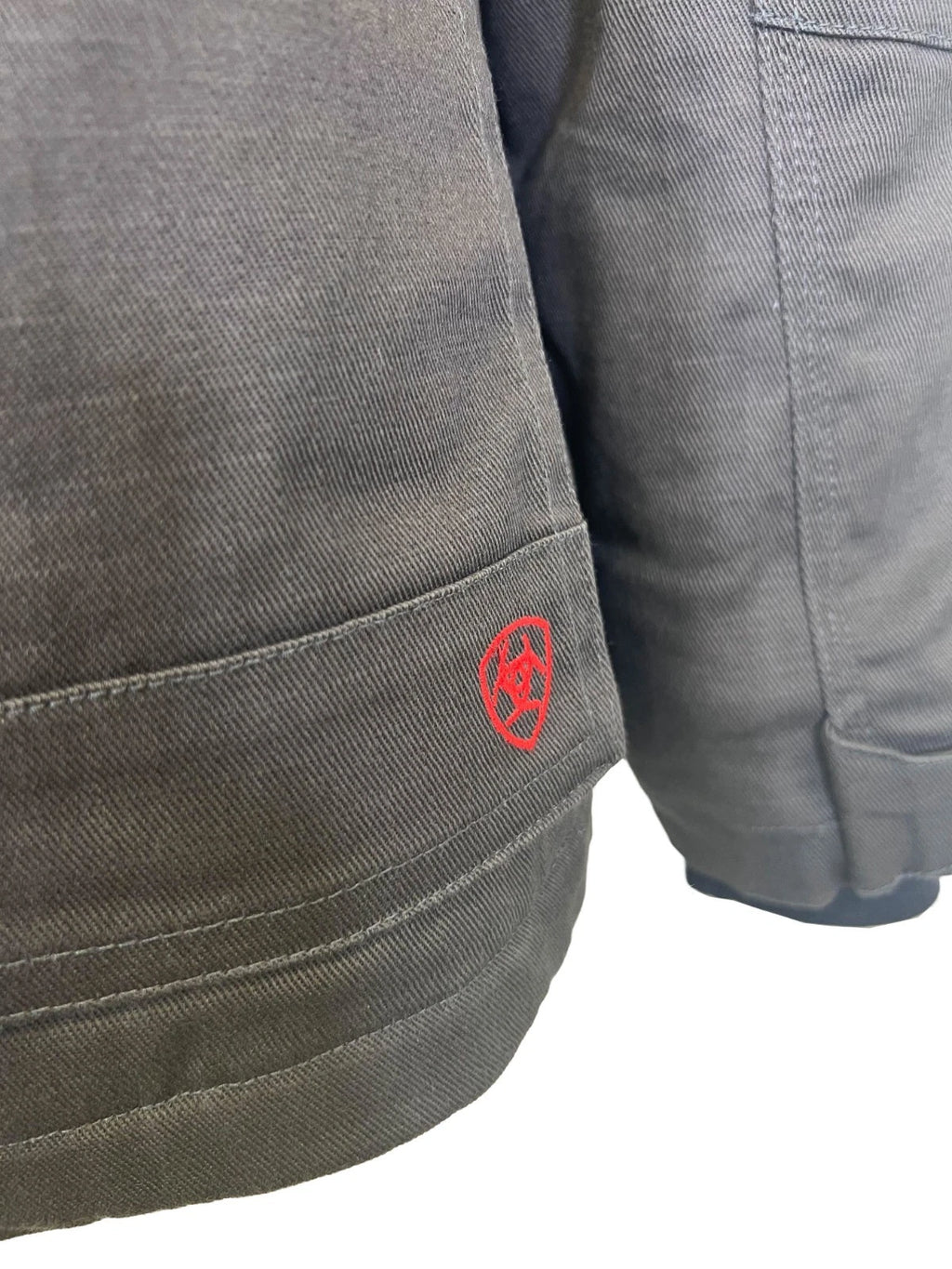 Ariat FR Men's Dark Grey Canvas Stretch Jacket Long Sleeve (S63)